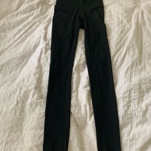 Black lululemon leggings size 2